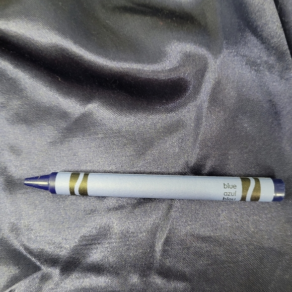 Fleece Lined Silk Pajama Bottoms Blue 3X EC - Picture 5 of 5